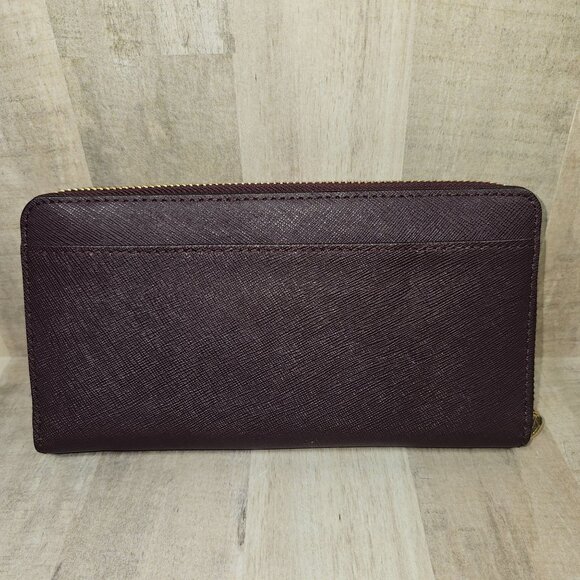 Kate Spade Purple Wallet Missing Outer Zipper Pull - Picture 2 of 8